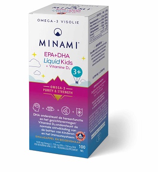 EPA + DHA Liquid Kids + Vitamine D3 NL 100 ml